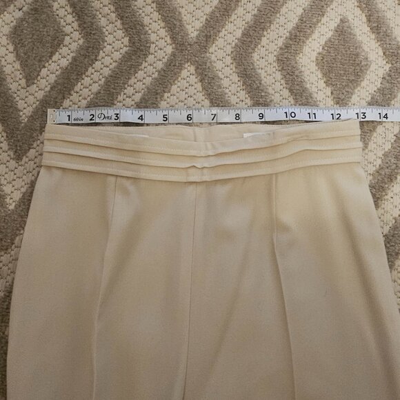 Escada Beige New Wool Pants Suit 34 (Small) - Picture 10 of 12